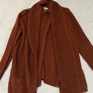 Burnt orange cardigan
